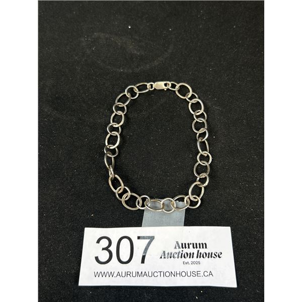 Very Nice Unusual Link Sterling Bracelet