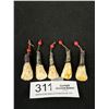 Image 1 : 5 First Nations Teeth Pendants/Fetishes?