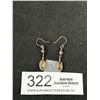 Image 1 : Nice Pair of Sterling Stone Set Earrings