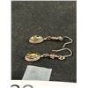 Image 3 : Nice Pair of Sterling Stone Set Earrings