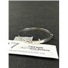 Image 2 : Beautiful Raised Engraved Sterling Silver Baby Bangle Size Adjustable