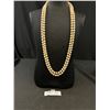 Image 1 : Huge Double Length Knotted Pearls Necklace w/ Original Clasp 60" Length