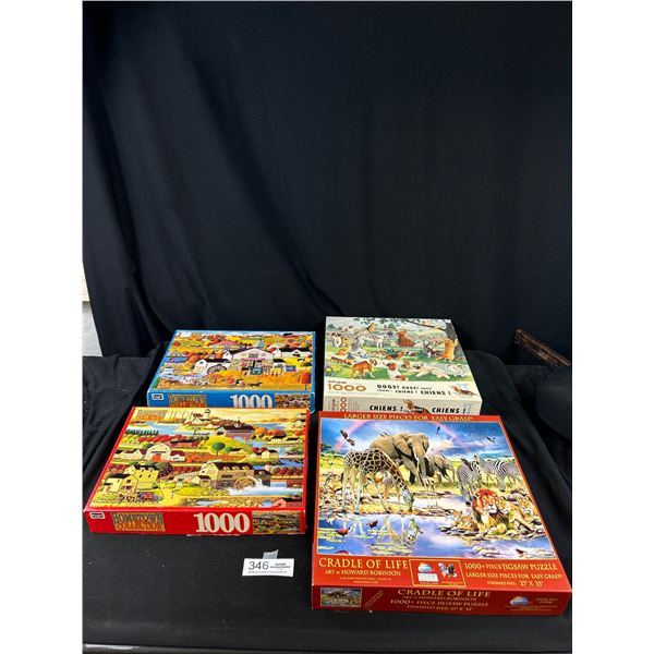4 1000 Pc Puzzles (Complete)