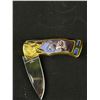 Image 2 : Limited Edition Wolf Folding Pocket Knife In Collectors Tin