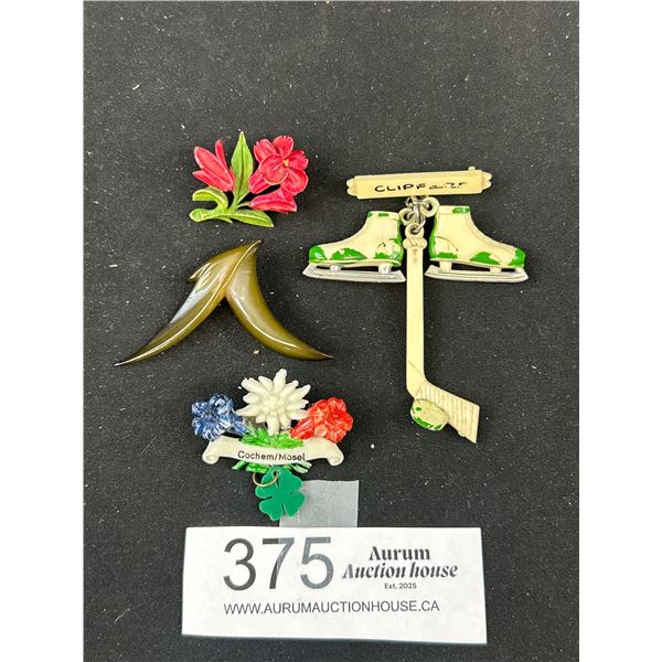 Collection of Vintage Celluloid Jewelry