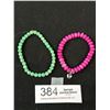 Image 1 : 2 Jade Beads Bracelets