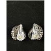 Image 7 : 3 Pairs of Vintage Rhinestones Clip On Earrings One Marked FAC