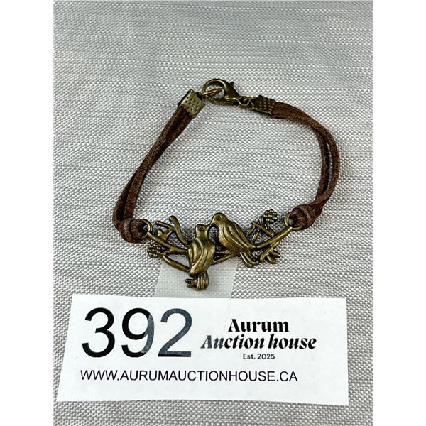 Vintage Silver Love Birds Bracelet