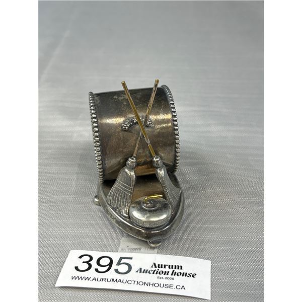 A Rare "Curling" Figural Knapkin Ring Circa 1900-1920