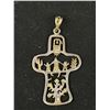 Image 2 : Large Sterling Tree of Life Cross Pendant (Over 2")