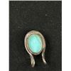 Image 3 : An Excellent Vintage Sterling + Turqouise Pendant