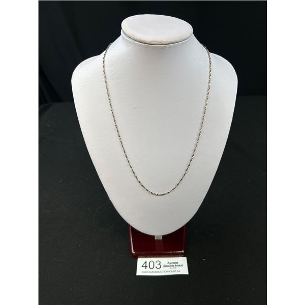 Fabulous 22" Unusual Link Sterling Necklace