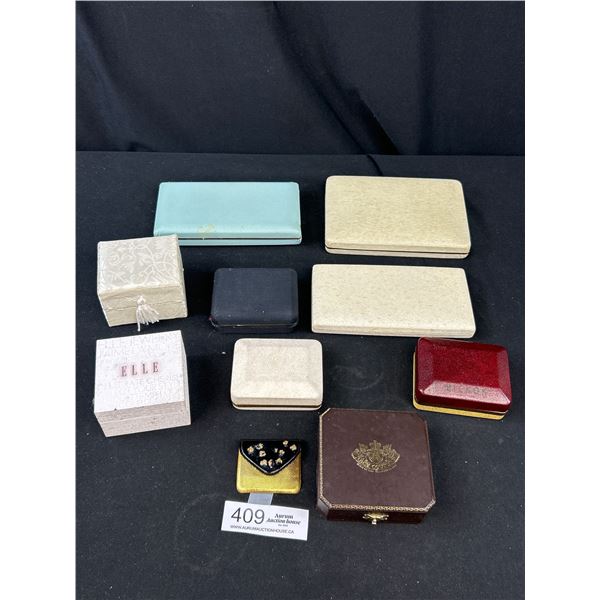 10 Old Jewelery Boxes (Costume Jewelery Brands etc)