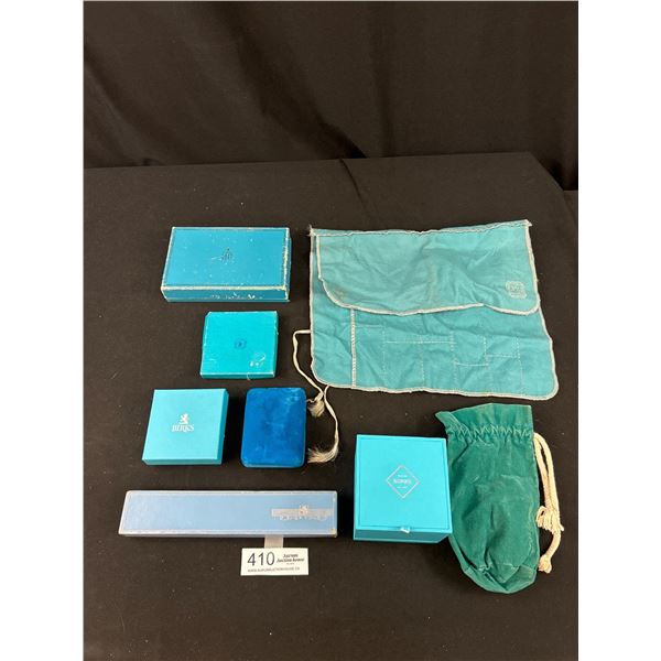 Lot of Vintage Birks Jewelry Boxes