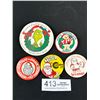 Image 2 : 10 Vintage Xmas Badges/Pins