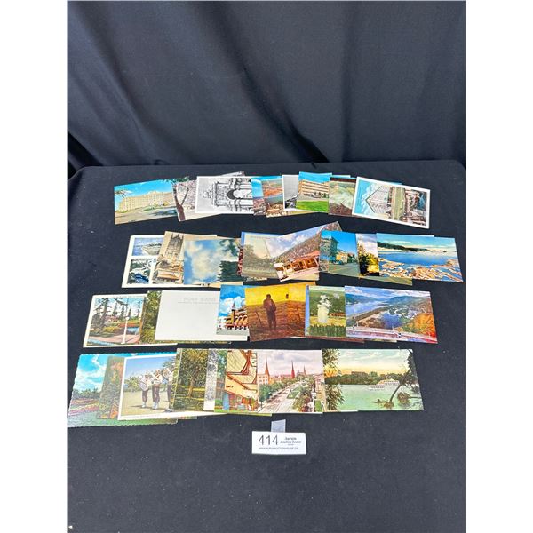 Approx 40 Vintage Postcards