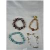 Image 3 : 9 Vintage Crystal Beads Bracelet