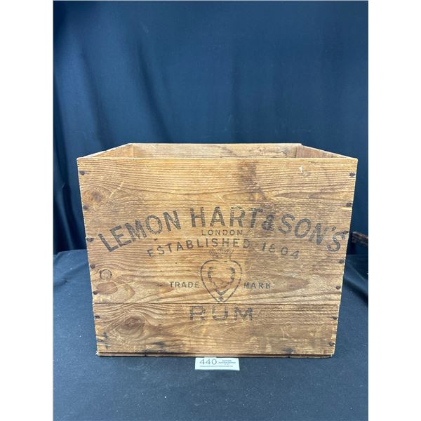 Vintage Vancouver BC Liquour Wooden Crate