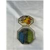 Image 7 : Pair of Lovely Stained Glass Jewelry/Trinket Boxes