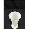 Image 4 : Vintage Milk Glass Hobnail Dots Dash Ruffled Edge 10" Vase