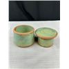 Image 3 : Vintage Pottery - French Butter Keeper, Trinket Tray, Bowl