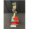 Image 2 : Vintage Uncle Same Cast Iron Mechanical Bank - 10" Tall
