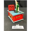 Image 3 : Vintage Uncle Same Cast Iron Mechanical Bank - 10" Tall