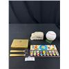 Image 1 : Vintage Collectibles - Baseball Bank, B&H Tin, Paint Box and More