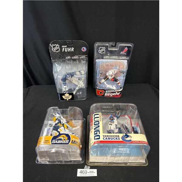 4 McFarlens NHL Action Figures, Still Sealed in Package
