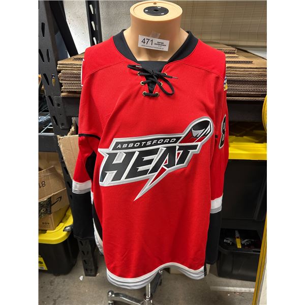 Autographed Abbotsford Heat Morison Jersey, New With Tags