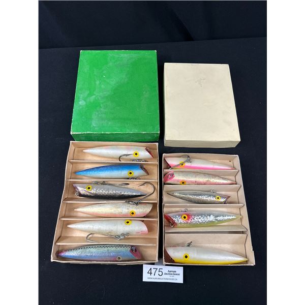 2 Boxes of Vintage Large Fishing Lures