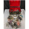 Image 2 : Large Vintage Trunk Full of Vintage Jewelry