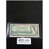 Image 1 : 1954 Canadian $1 Bank Note, No Serial Number