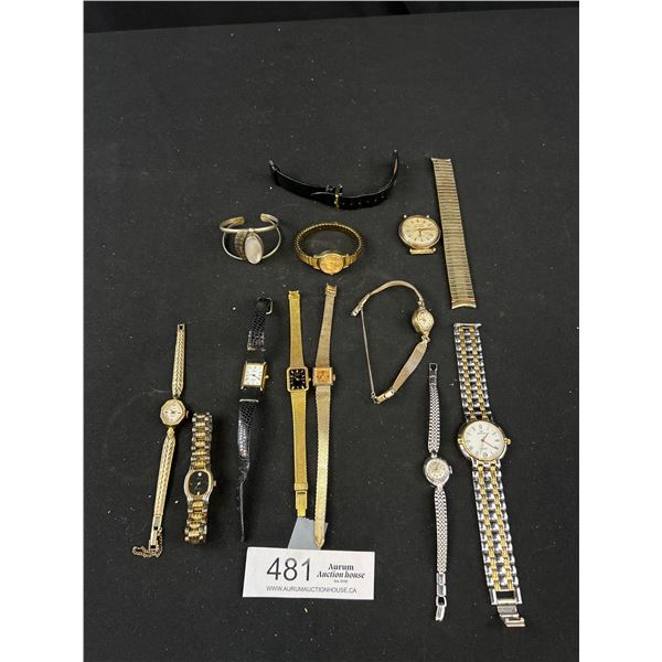 Lot of Vintage Collectible Watches as Found