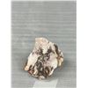 Image 2 : Lot of 2 Stones, Zebra Jasper and Green Garnet Specimen