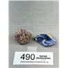 Image 1 : Lot of 2 Stones, Sodalite and Lepodorite Stone