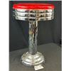 Image 3 : Vintage Mid Century Chrome Diner Stool, 19" Tall