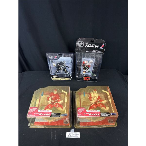 4 McFarlens NHL Action Figures, Still Sealed in Package