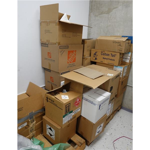 Multiple Boxes Disposable Isolation Gowns, Tecnol Procedure Masks, ISO Face Masks, Sanitizer, etc