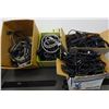 Image 1 : Qty 4 Boxes Misc Cords, Cables, Extensions, etc