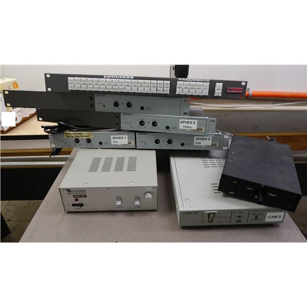 SVS Sierra Video Systems SCP-150 Control Panel, Aphex 124A Interfaces, Fujinon CRD-1B Control Box, e