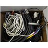 Image 2 : Qty 3 Boxes Misc Cords, Cables, Fittings, etc