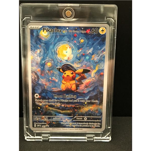 POKEMON PIKACHU STARRY NIGHT TRADING CARD
