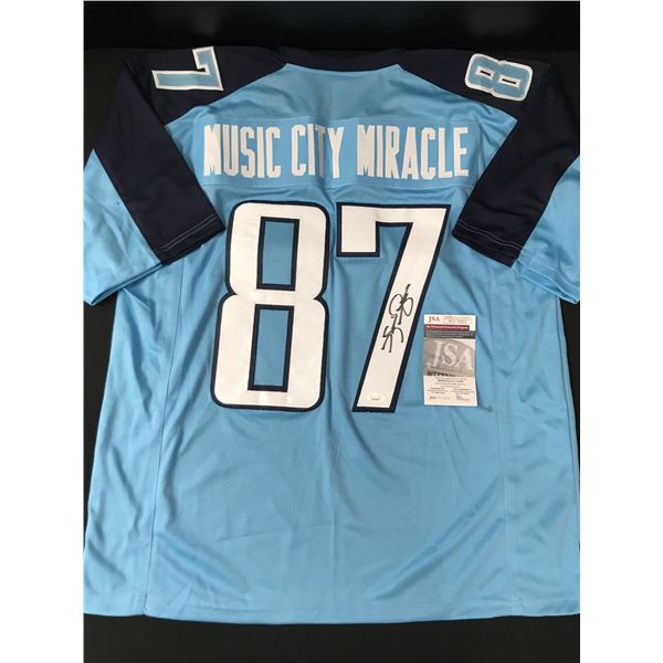 KEVIN DYSON SIGNED MUSIC CITY MIRACLE JERSEY JSA COA