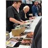 Image 2 : CHRISTOPHER LLOYD AND MICHAEL J FOX SIGNED TIN SIGN - WWOC COA