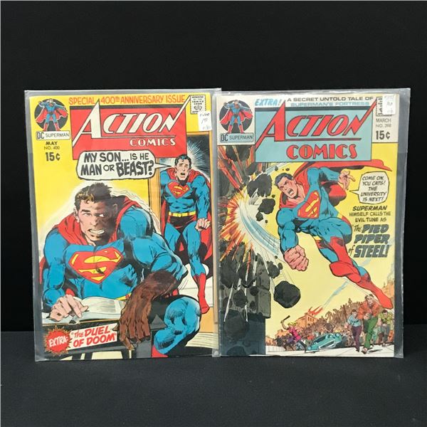 LOT OF 2 ACTION COMICS (DC COMICS)