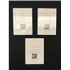 Image 2 : LOT OF 3 GEM PATCH AUTOGRAPH TRADING CARDS