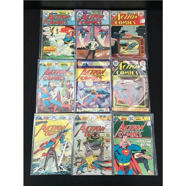 LOT OF 12 ACTION COMICS (DC COMICS)