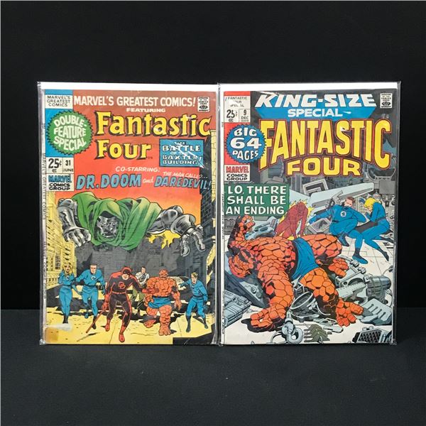 LOT OF 2 FANTASTIC FOUR COMICS - MARVEL COMICS