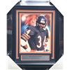 Image 1 : WALTER PAYTON SIGNED AND FRAMED PHOTO DISPLAY 16 X 20 - BECKETT COA